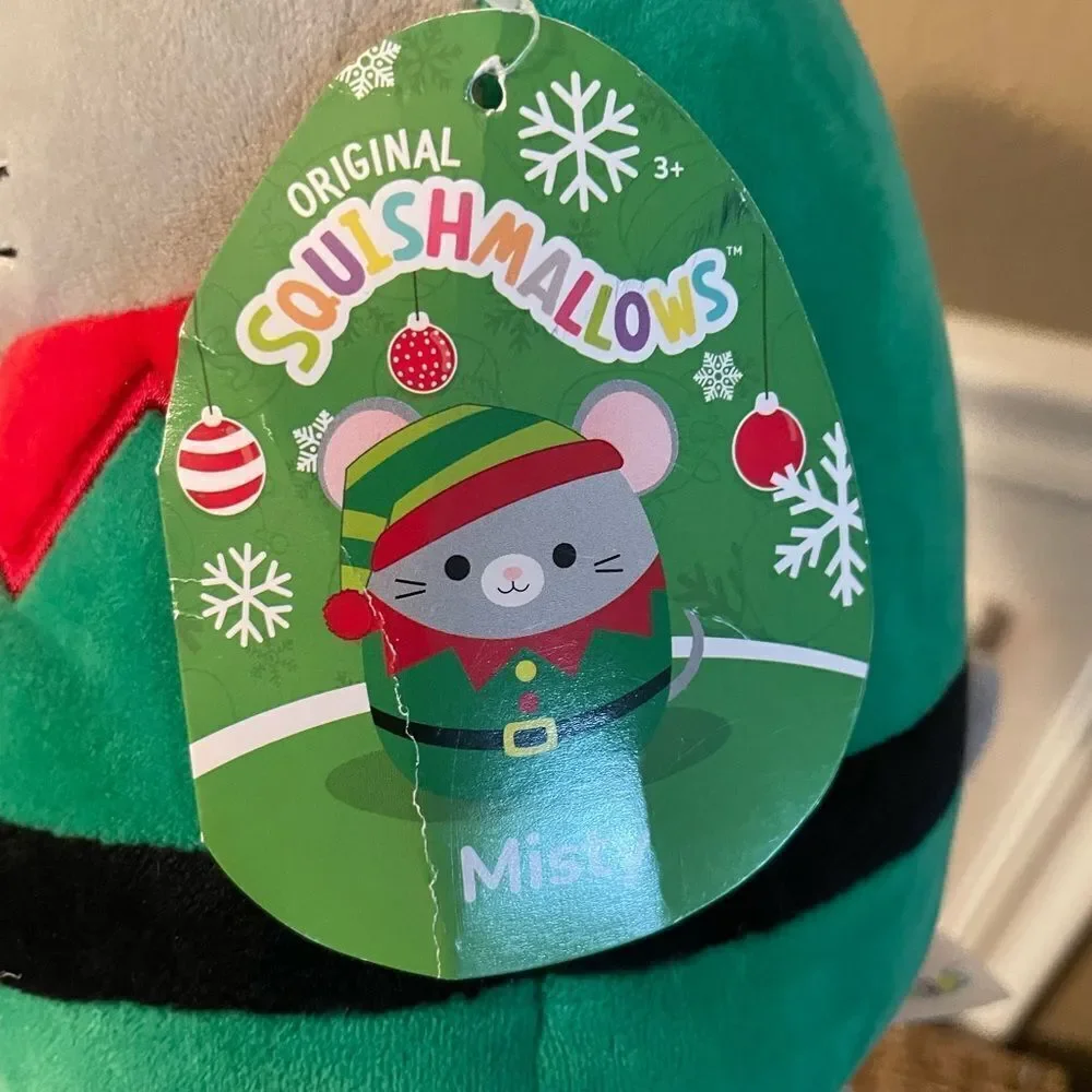 Misty Squishmallow Mouse Plush NWT 10 inch